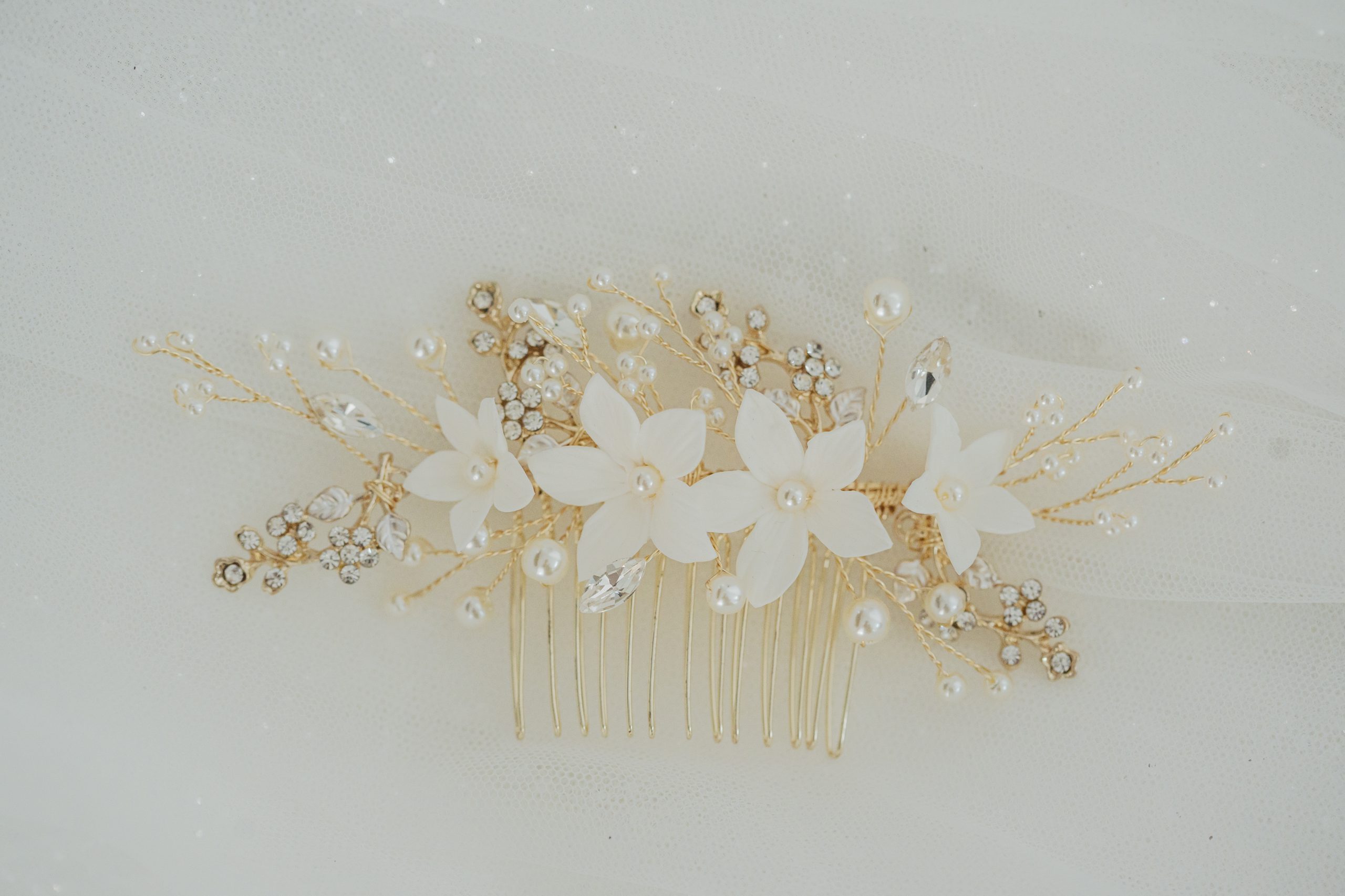 The A Gold Hair Comb<div srcset=