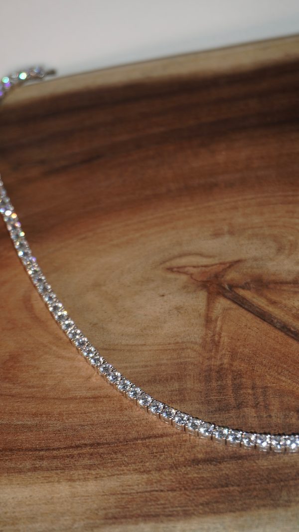 ⁦The A Tennis necklace<div>(שרשרת טניס)⁩ – תמונה ⁦2⁩