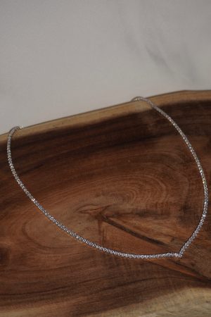 The A V Tennis necklace<div srcset=