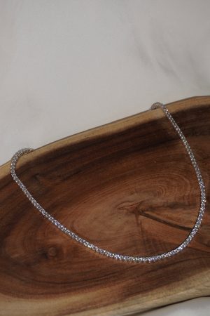 The A Tennis necklace<div srcset=